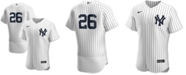 Nike Men's Dj Lemahieu White, Navy New York Yankees Home Authentic Player Jersey